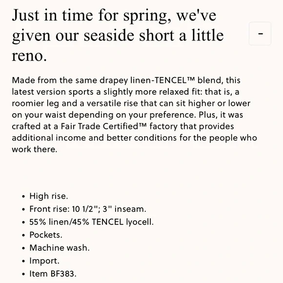 J. Crew Linen Blend White Seaside Shorts - Picture 8 of 8